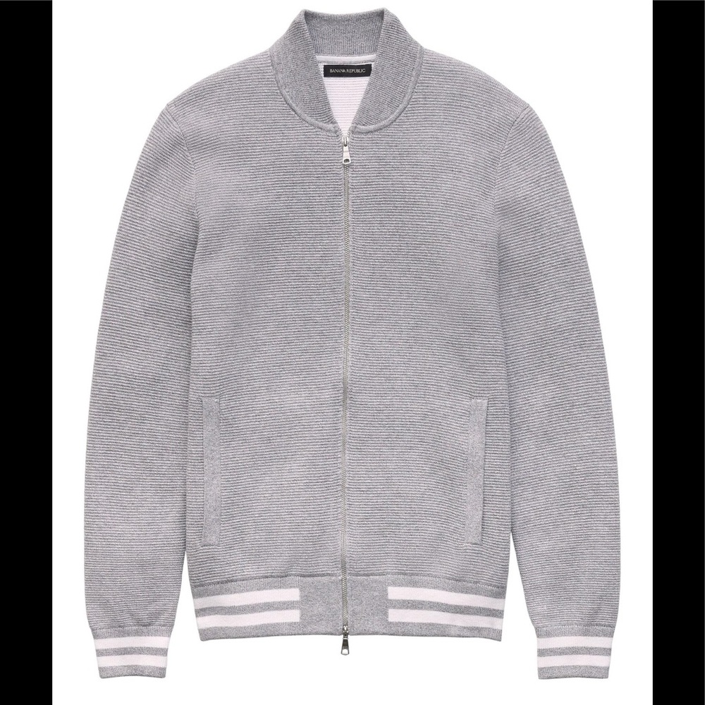 Bomber Sweater Jacket -Banana Republic - Like New!